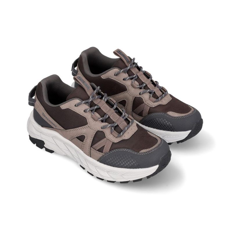 Zapatillas Outdoor Hombre Cliff Taupe Café Gris Spalding-3