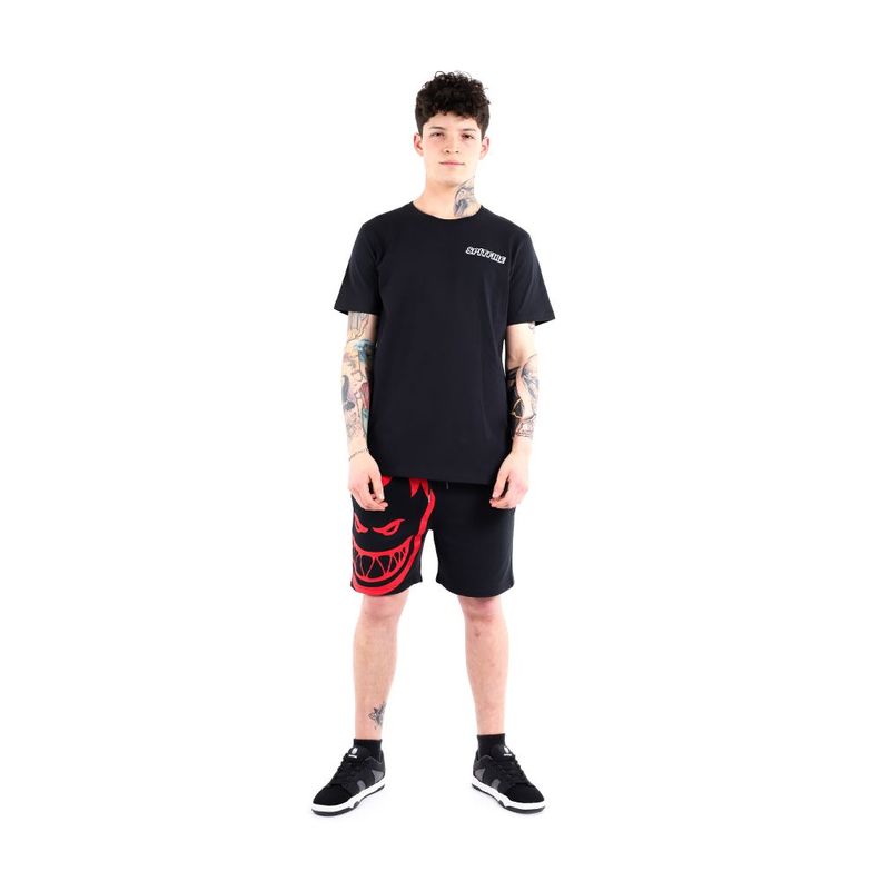 Short buzo hombre siptfire street culture negro rojo-2