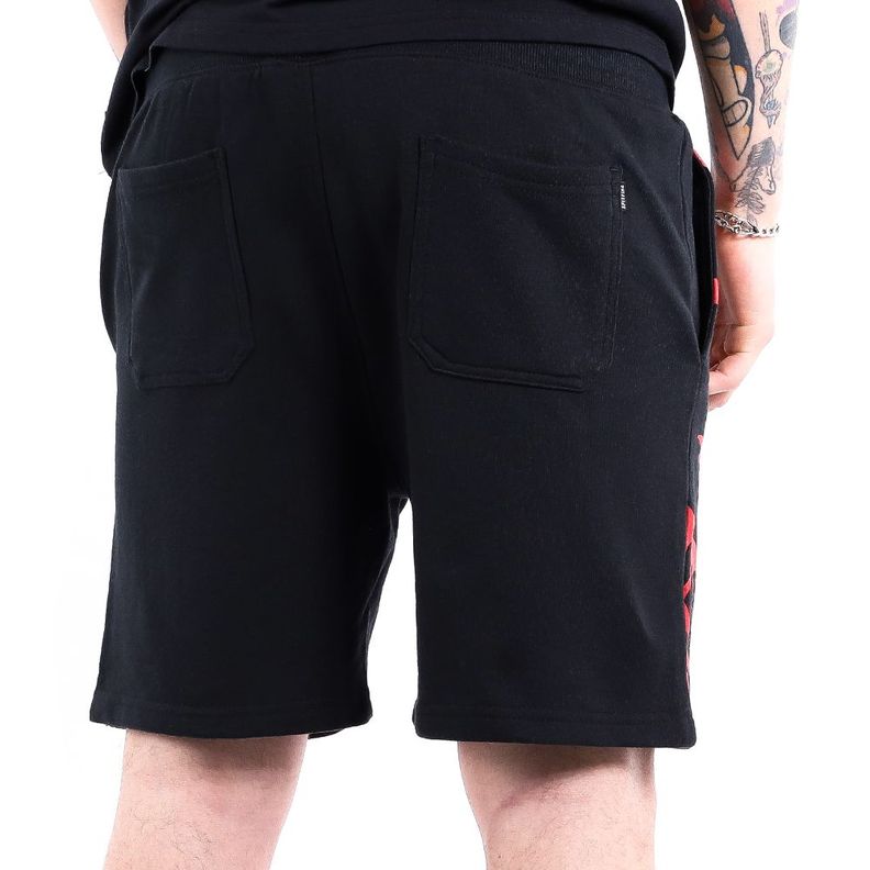Short buzo hombre siptfire street culture negro rojo-4
