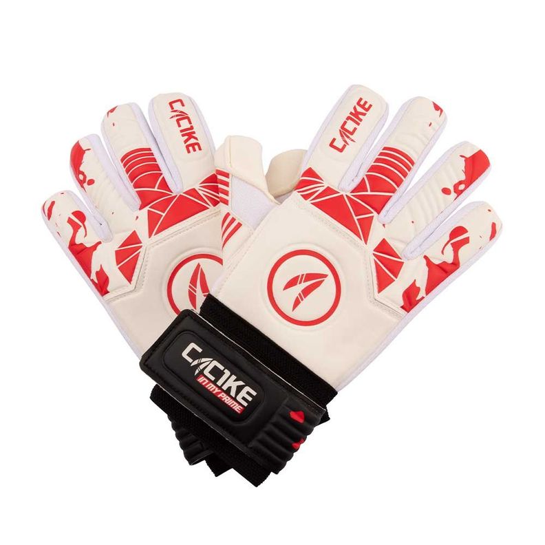 Guantes Arquero Portero Fútbol Golie Adulto Rojo Cac1ke-1