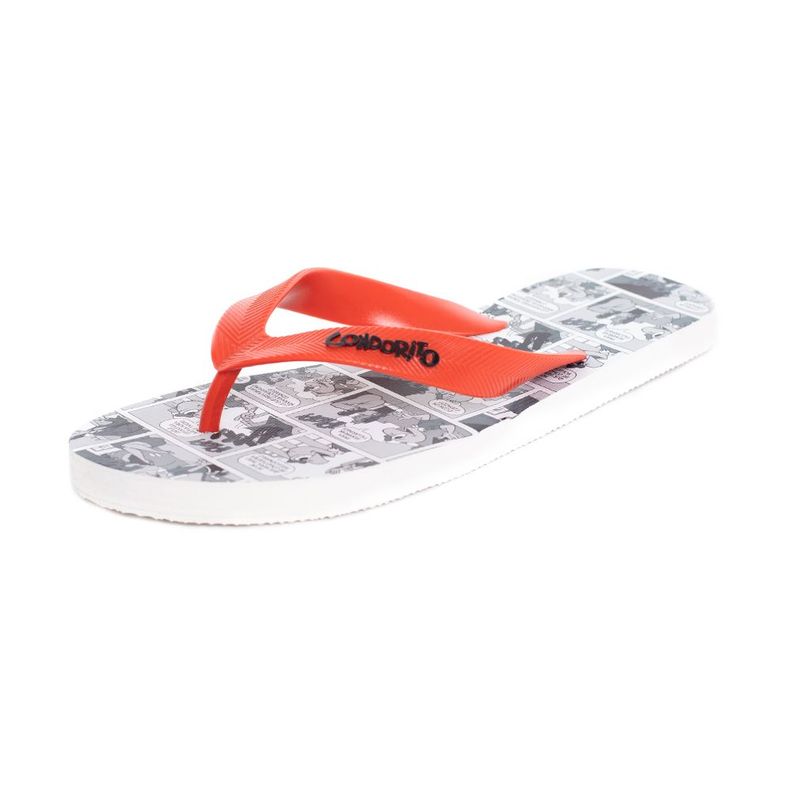 Sandalias Hombre Hawaianas Gris Rojo Condorito-1