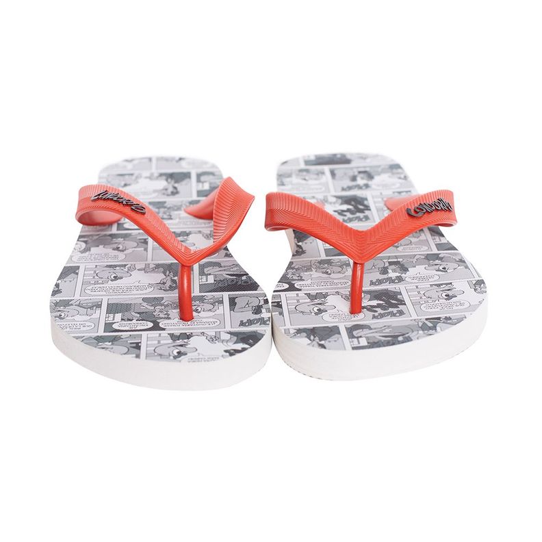 Sandalias Hombre Hawaianas Gris Rojo Condorito-2
