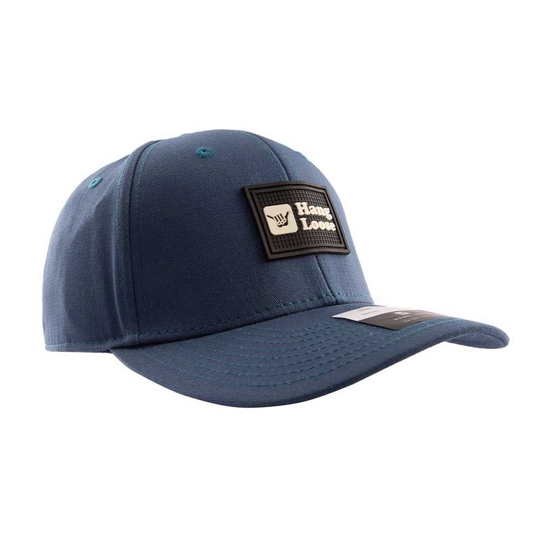 Jockey Gorro Hombre Plano Azul Hang Loose-1