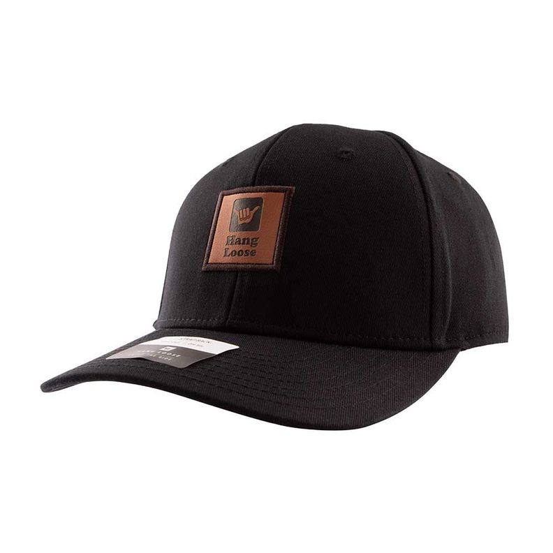 Jockey Gorro Hombre Curvo Negro Hang Loose-2