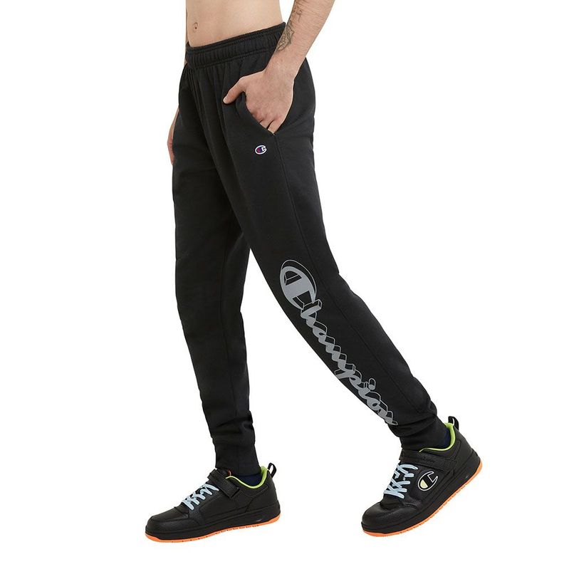 Jogger Hombre Champion Negro Powerblend Graphic-2