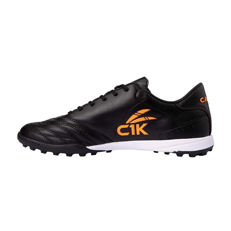Zapatillas Hombre Baby Futbol Negro Naranjo Finta Cac1ke-1