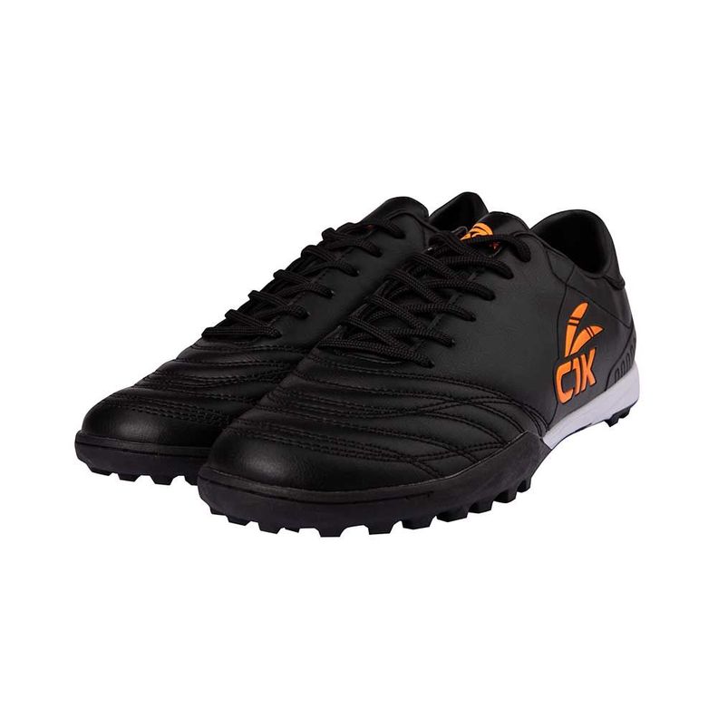 Zapatillas Hombre Baby Futbol Negro Naranjo Finta Cac1ke-2