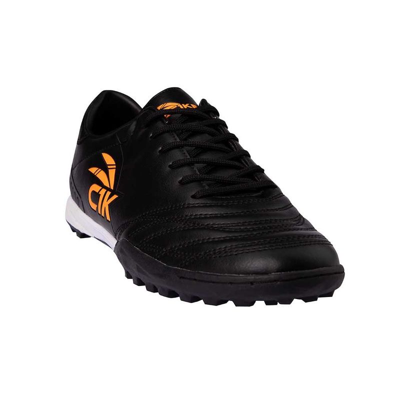 Zapatillas Hombre Baby Futbol Negro Naranjo Finta Cac1ke-3