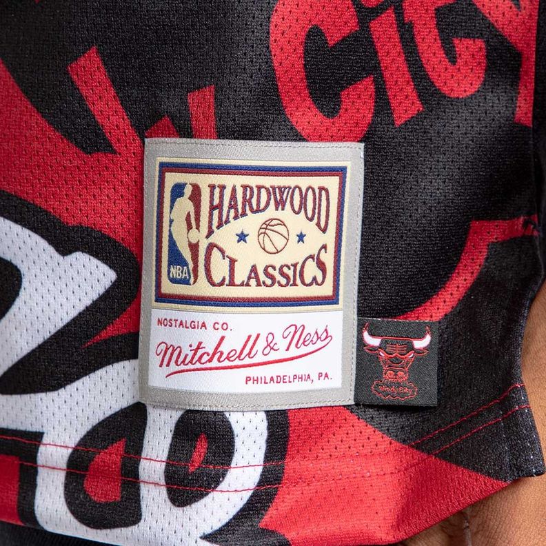 Polera Tank Nba Chicago Bulls Black Mitchell And Ness-3