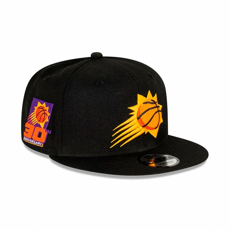 Gorra New Era 59Fifty Phoenix Suns Negra Edición Conmemorativa-1