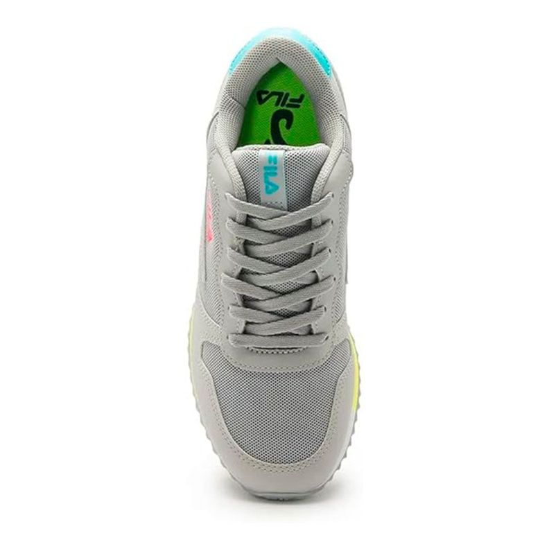 Zapatillas De Mujer Fila Euro Jogger Sport Gris-1
