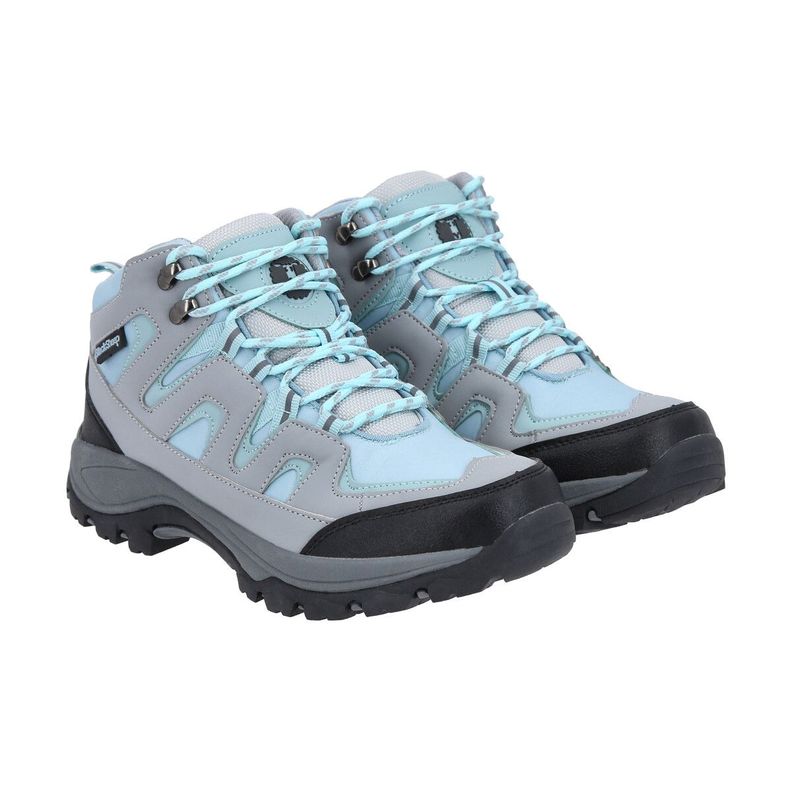 Zapatilla Outdoor Mujer Alto Gris-Celeste BlackSheep San Pedro-2