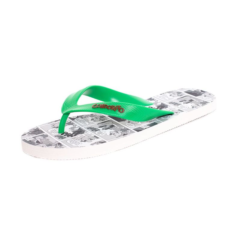 Sandalias Hombre Hawaianas Gris Verde Condorito-1