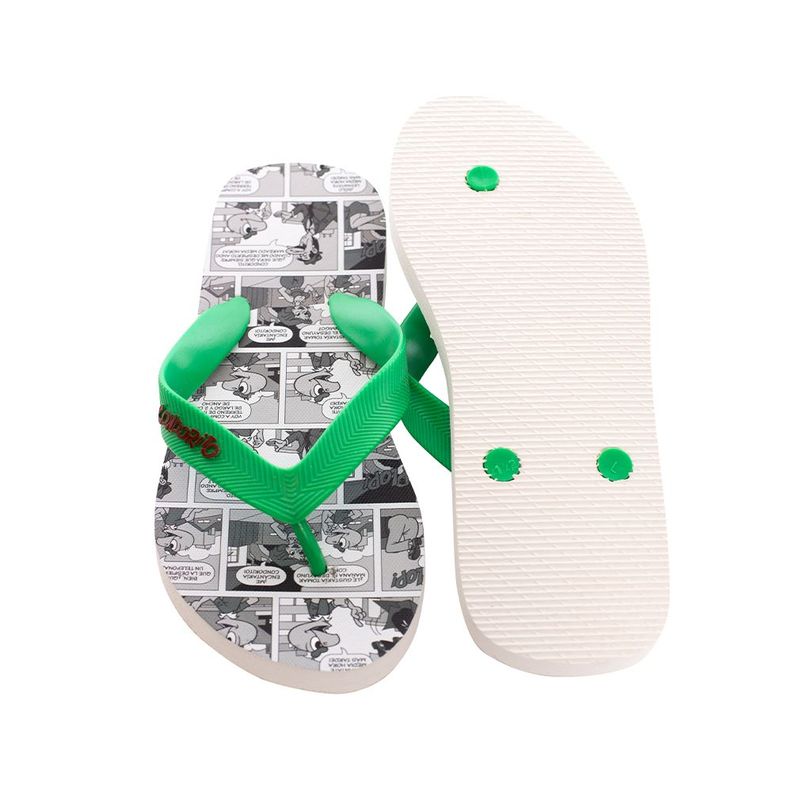 Sandalias Hombre Hawaianas Gris Verde Condorito-4