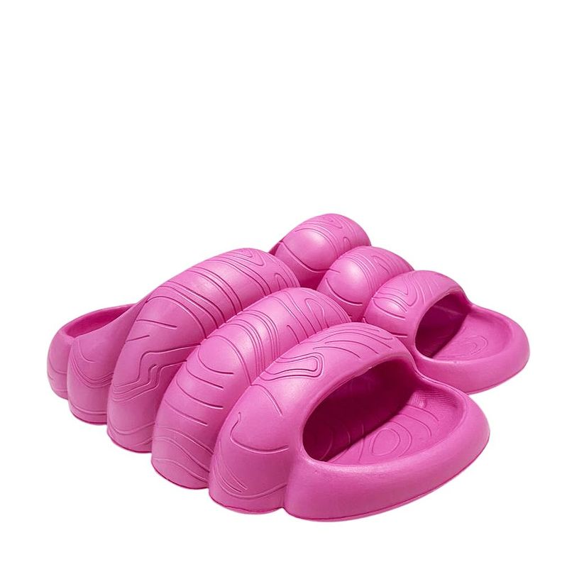 Sandalia Slip On Clouds Fucsia Mujer-1