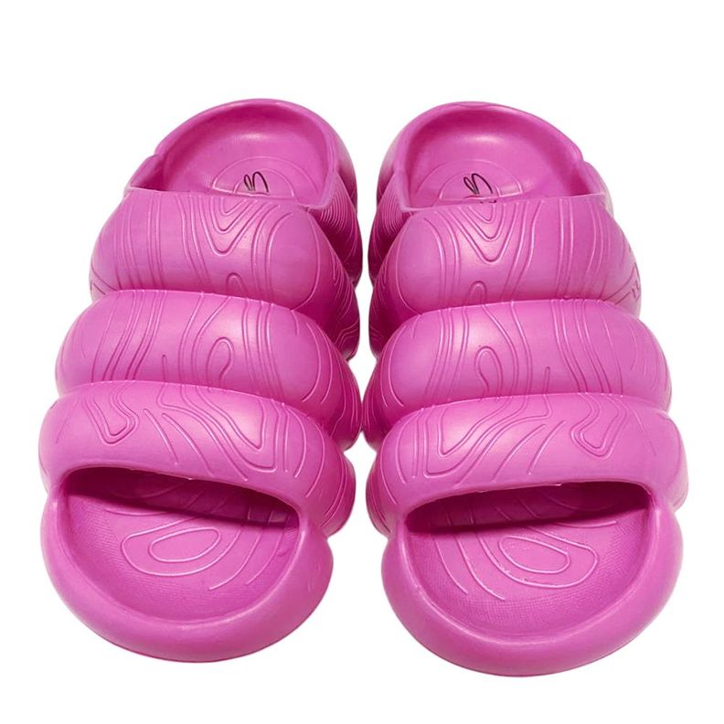 Sandalia Slip On Clouds Fucsia Mujer-2