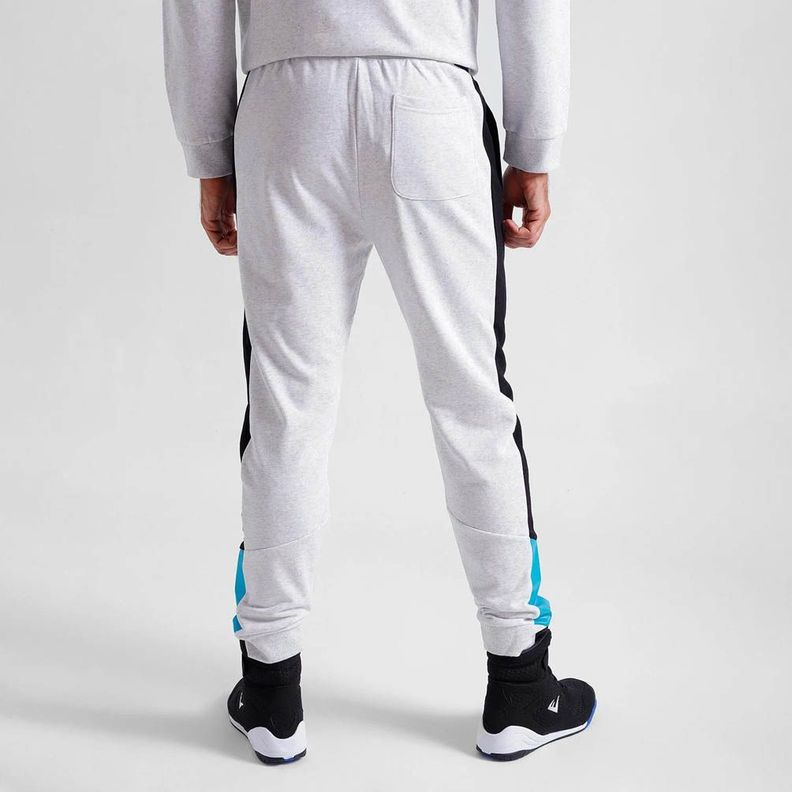 Jogger Hombre Gris Melange Terry Everlast Crochet-1