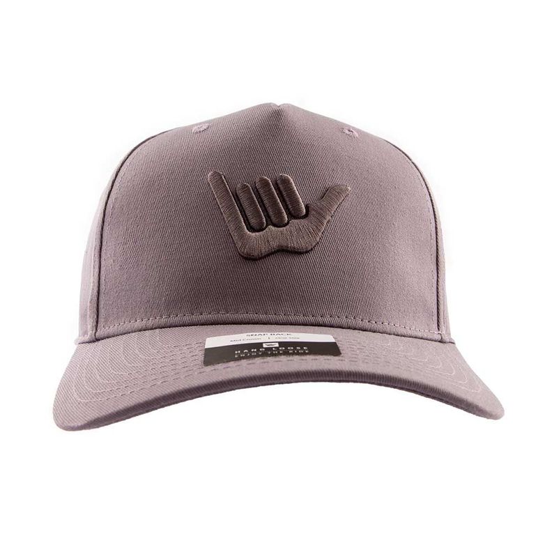 Jockey Gorro Hombre Curvo Gris Hang Loose-0