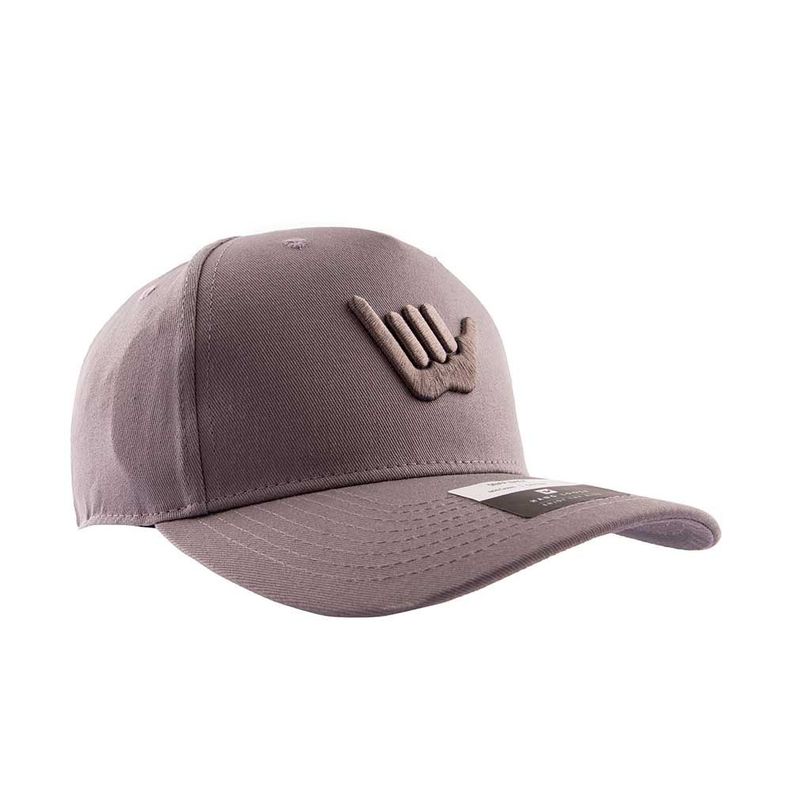 Jockey Gorro Hombre Curvo Gris Hang Loose-1