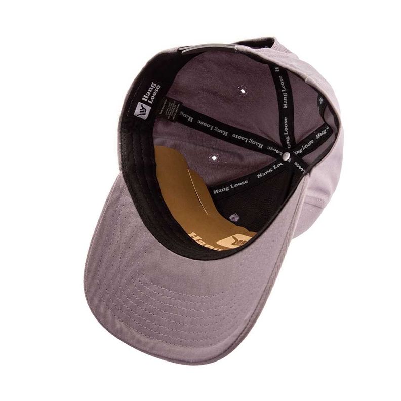 Jockey Gorro Hombre Curvo Gris Hang Loose-5