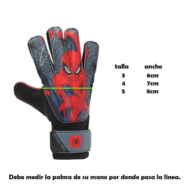 Guantes Arquero Infantil Spiderman Gris Marvel Disney-1