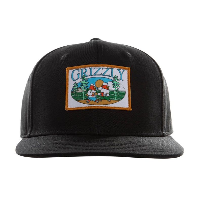 Jockey Negro Grizzly Staycation Snapback Labelwith EmbRaised