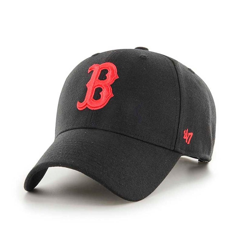 Jockey Snapback Mlb Boston Red Sox Mvp Snap Negro '47 Brand-0