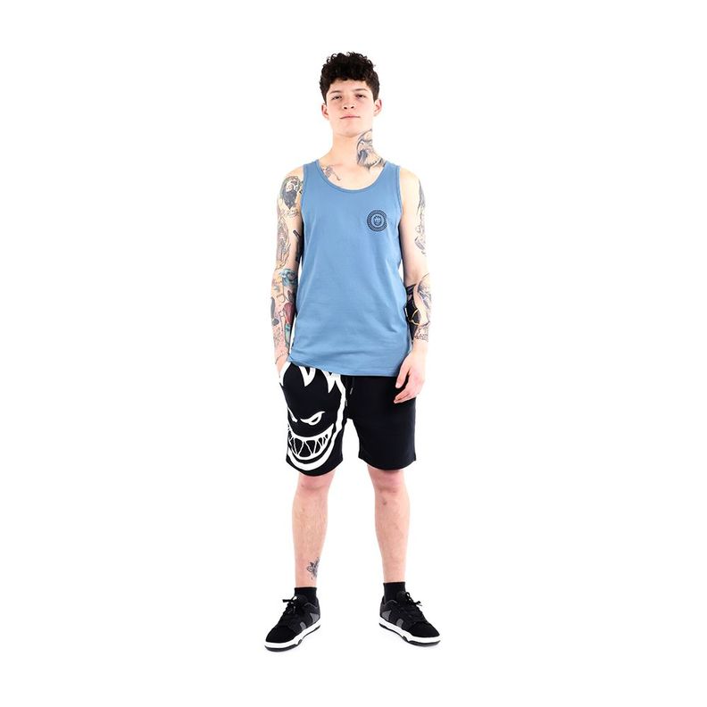 Polera sin mangas tank top spitfire celeste big head street culture season-3