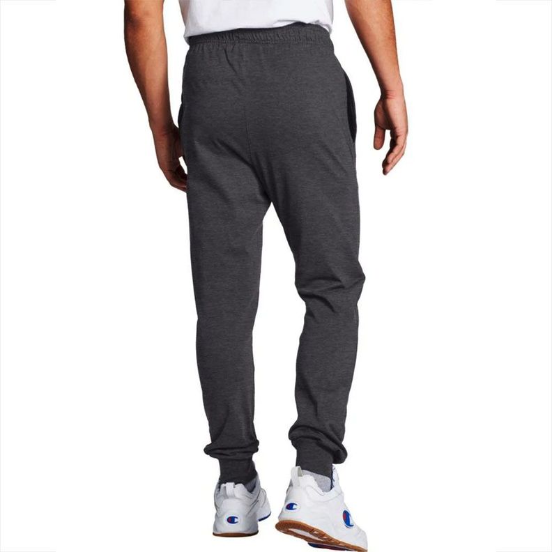 Jogger Jersey Algodón Hombre Champion Gris Graphic-2