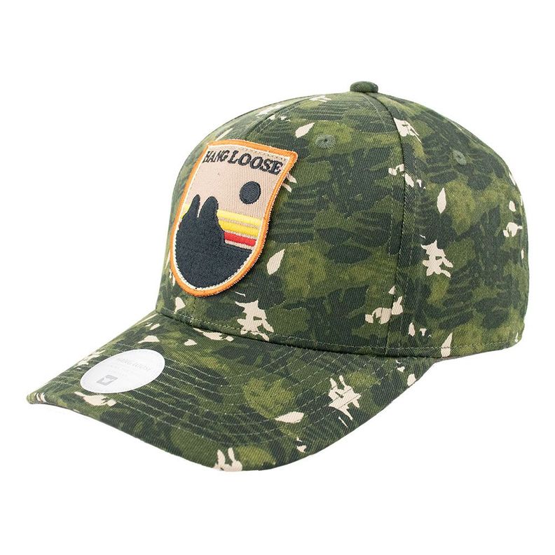 Gorro Snapback Visera Curva Militar Camo Hang Loose-2