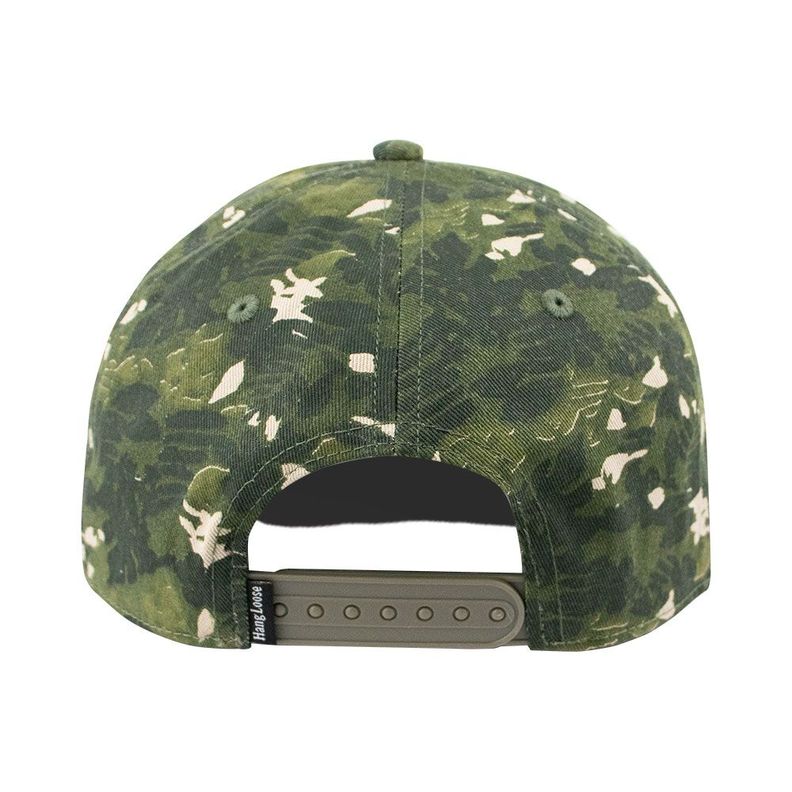 Gorro Snapback Visera Curva Militar Camo Hang Loose-3