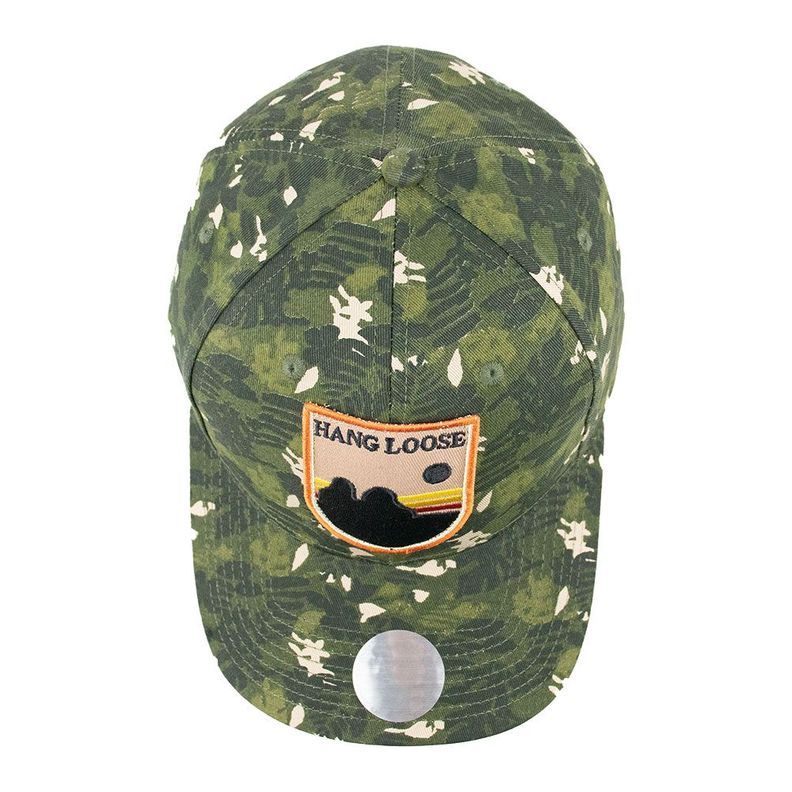 Gorro Snapback Visera Curva Militar Camo Hang Loose-4