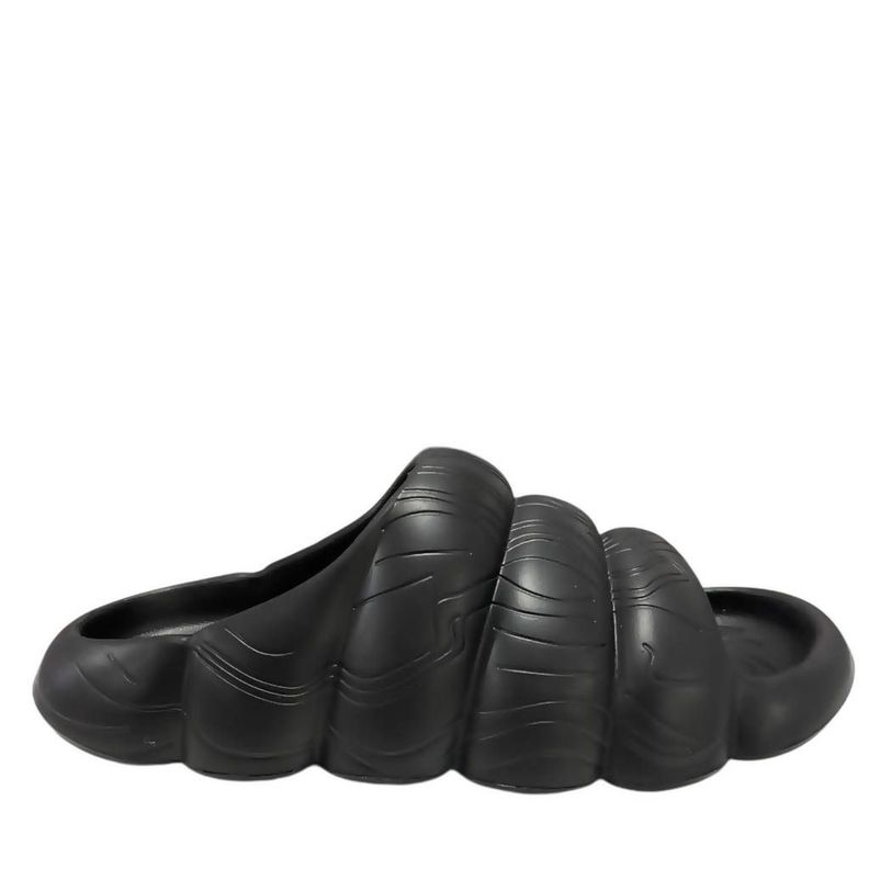 Sandalia Slip On Clouds Negro Mujer-0