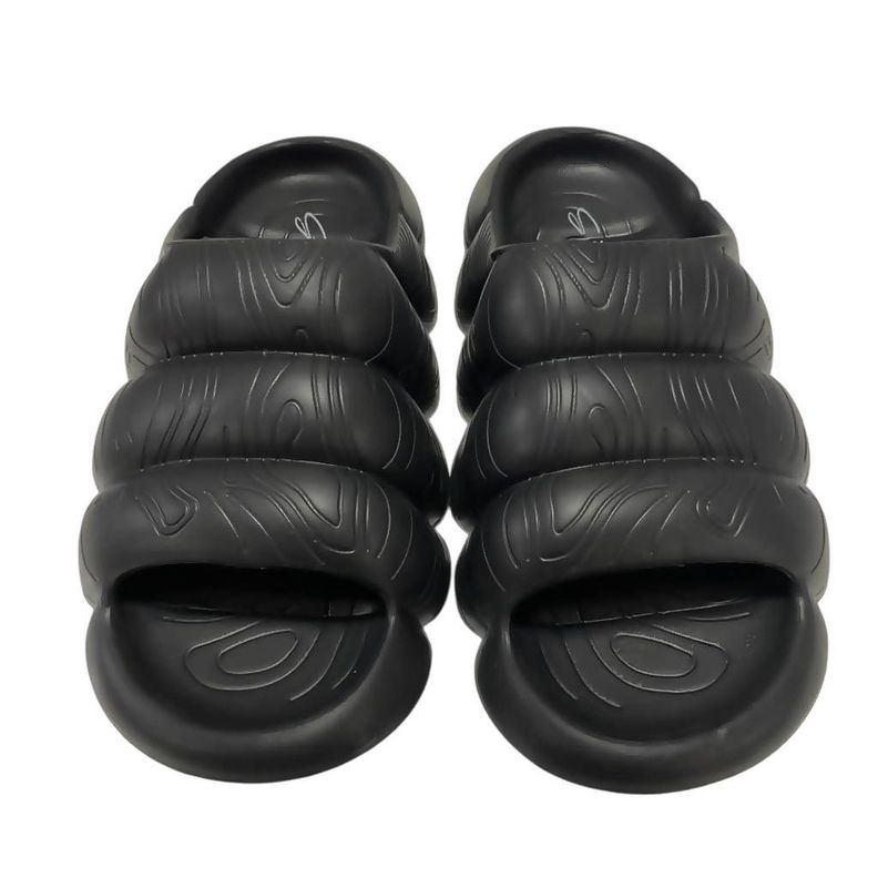 Sandalia Slip On Clouds Negro Mujer-3