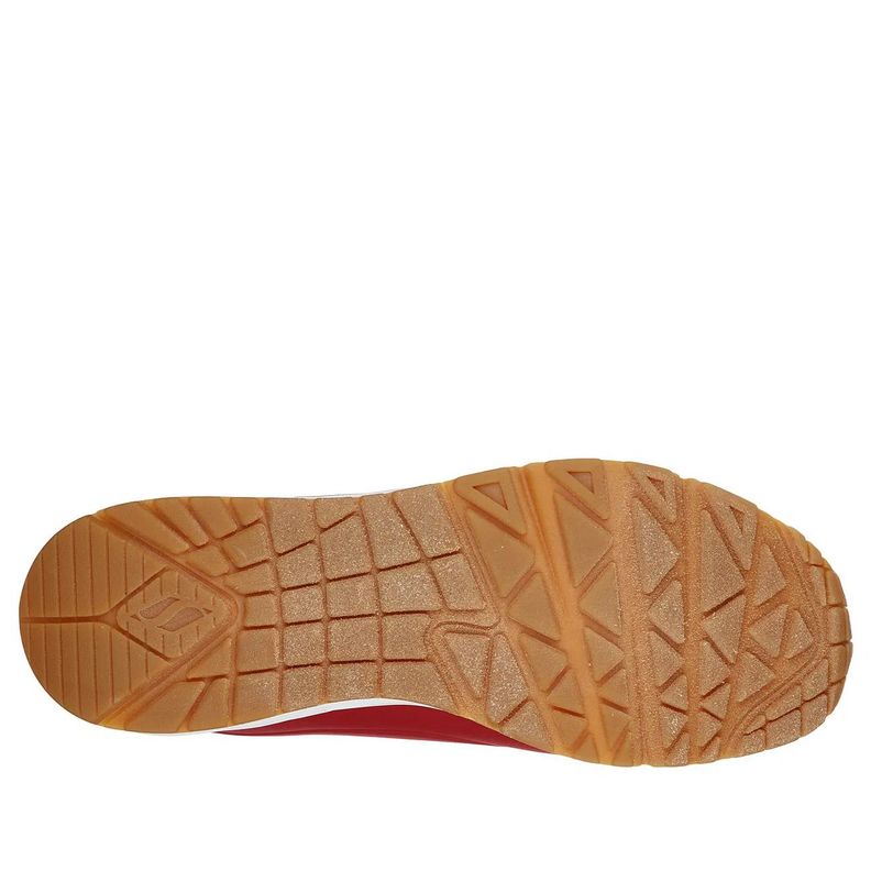 Zapatillas Urbanas Skechers Hombre Uno Rojo Oscuro 52458-DKRD-4