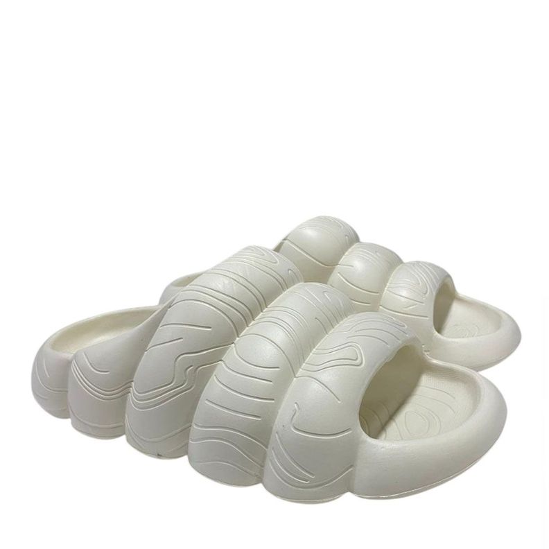 Sandalia Slip On Clouds Blanco Mujer-2