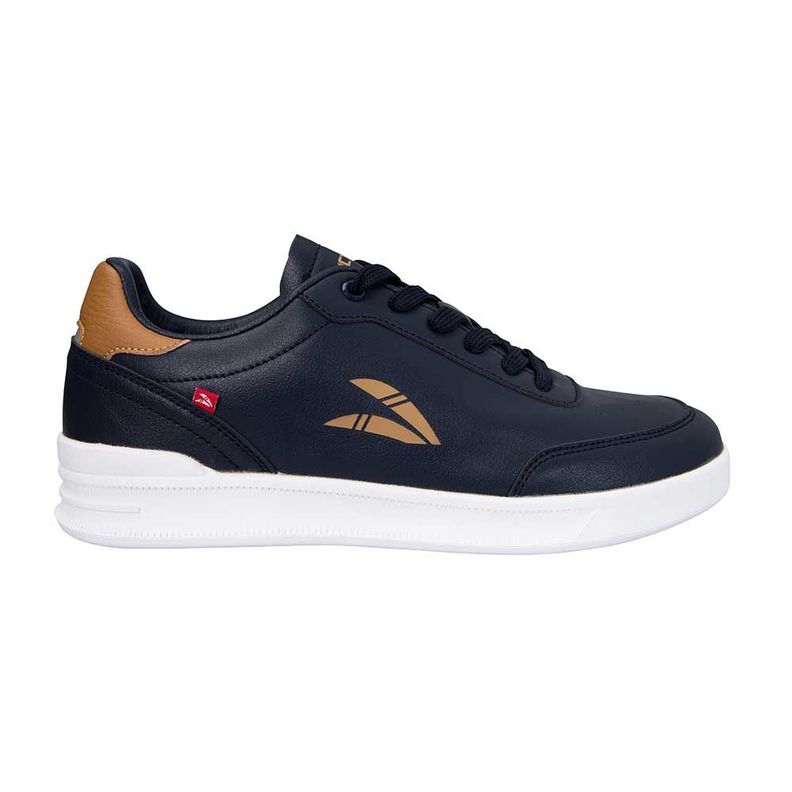 Zapatillas Urbanas Foret Hombre Azul Café Cac1ke-0