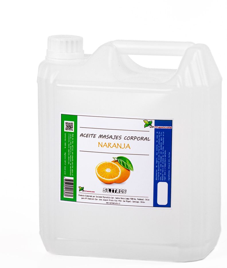 Aceite De Masajes Naranja - Bidon 5 Litros