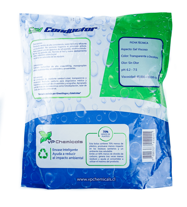 Gel Conductor Pack 2 Bolsas 2,5 Lts + Dispensador-3