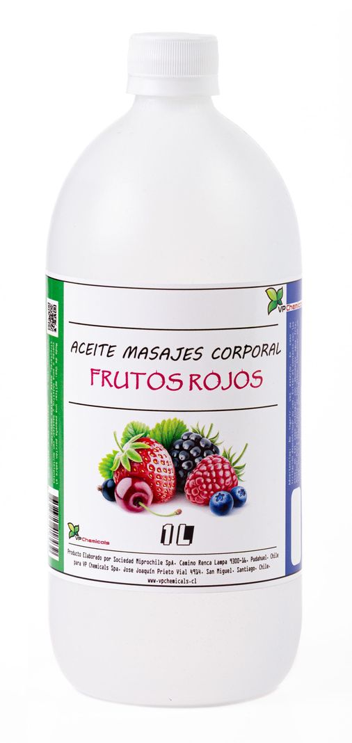 Aceite De Masajes Frutos Rojos - 1 Litro-0
