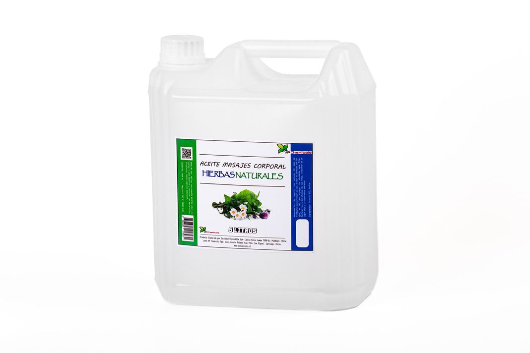 Aceite De Masajes Hierbas Naturales - Bidon 5 Litros-0