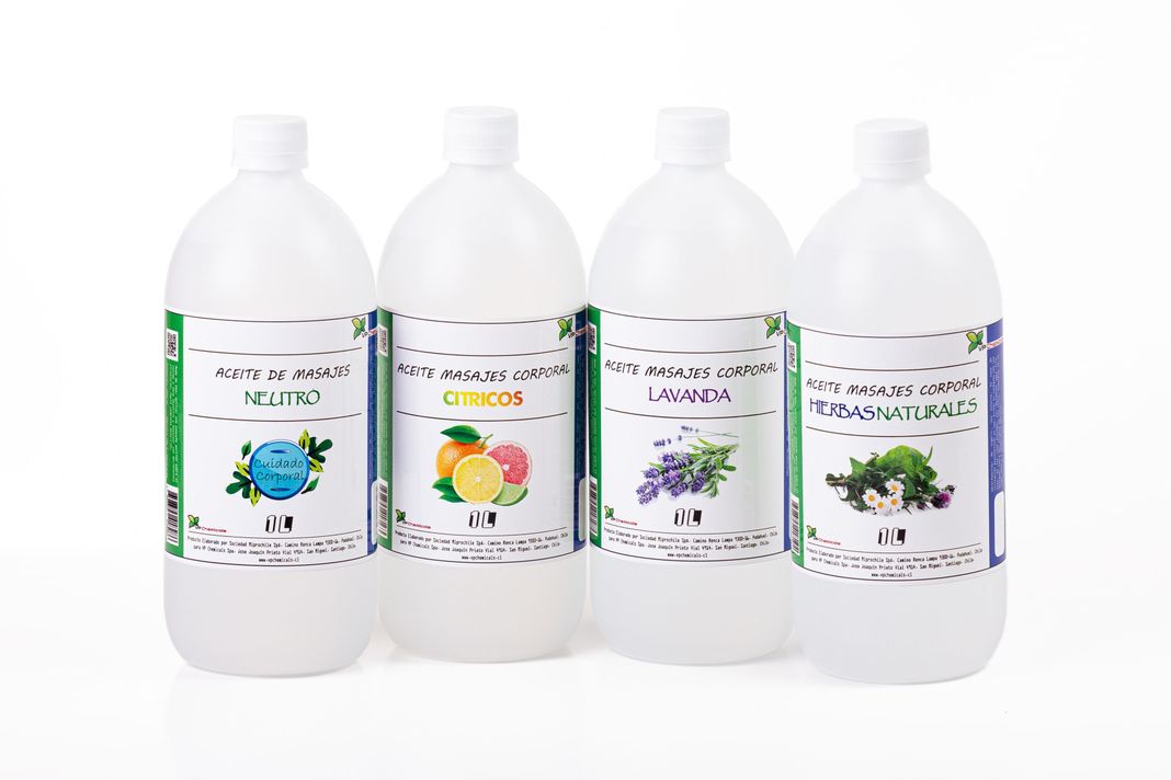 Aceite De Masajes Pack De 4 Fragancias - 4 Litros-0