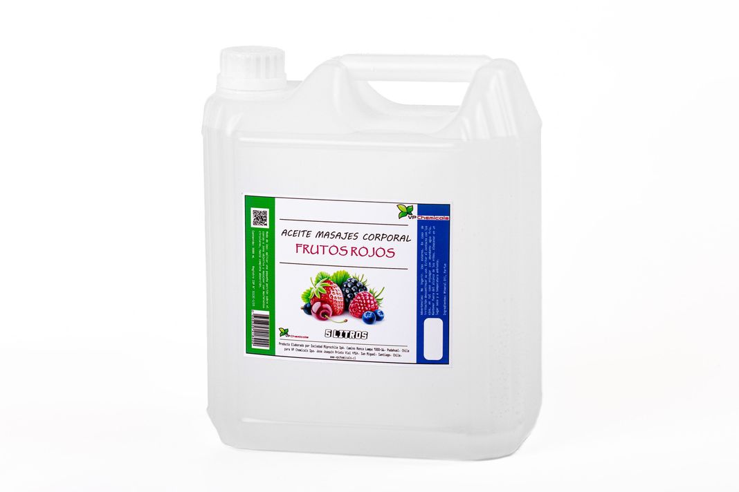Aceite De Masajes Frutos Rojos - Bidon 5 Litros-0