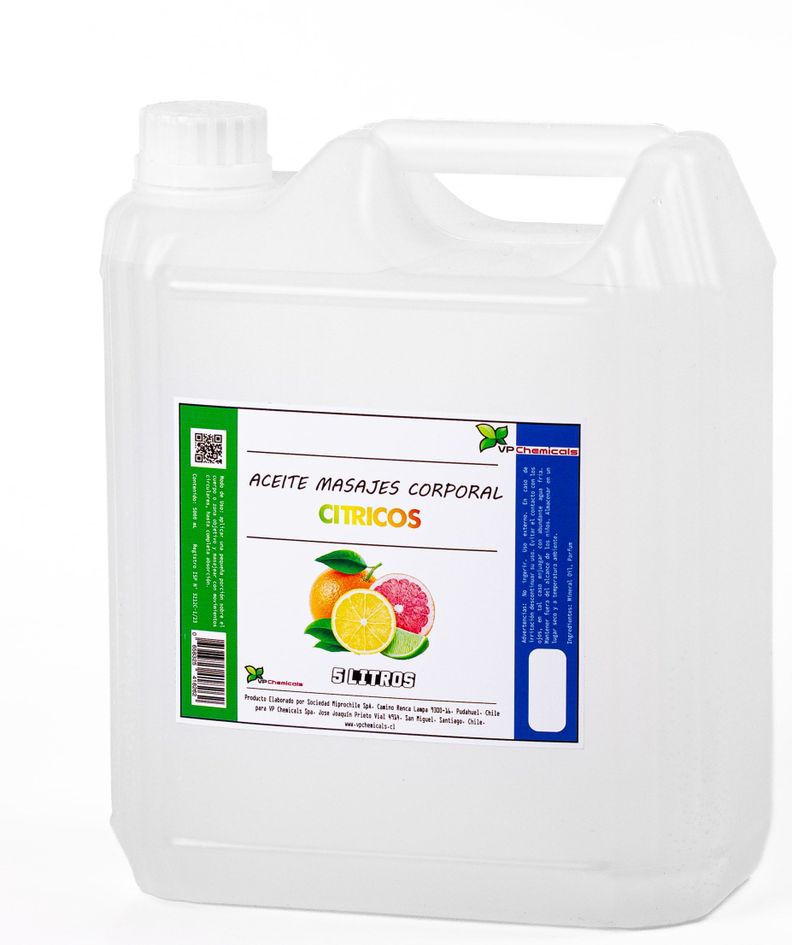 Aceite De Masajes Citricos - Bidon 5 Litros-0