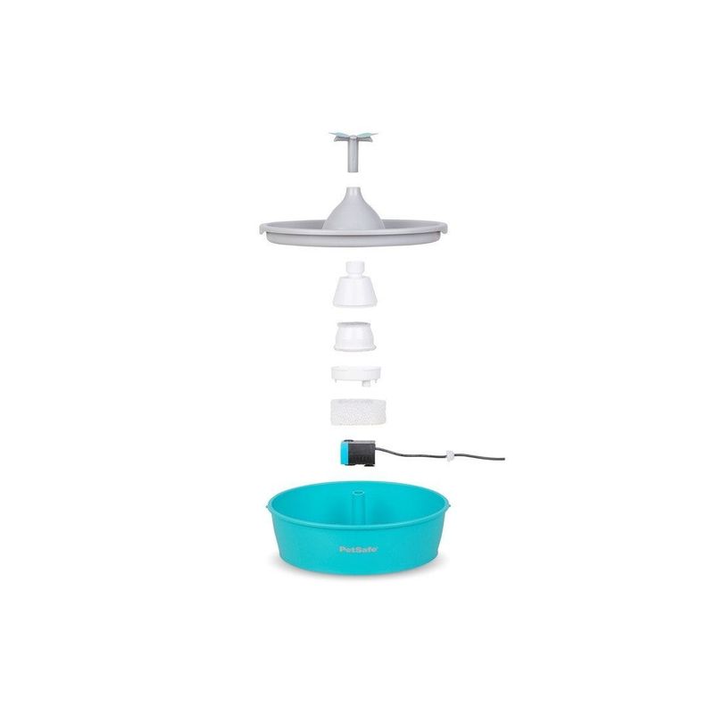 Fuente de agua Butterfly, Bebedero de 1.5 litros.-4