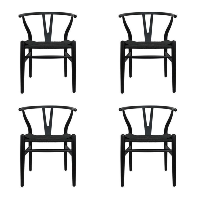 Pack 4 Sillas De Comedor Lucca Negra-0