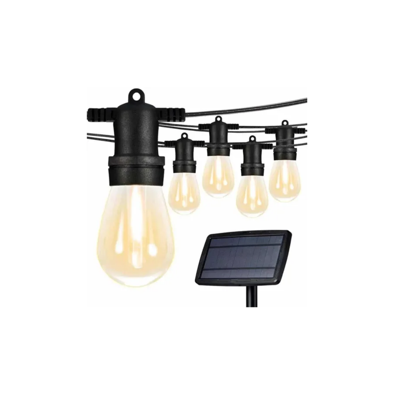 GUIRNALDA LED SOLAR 10 METROS CON 10 AMPOLLETAS-0