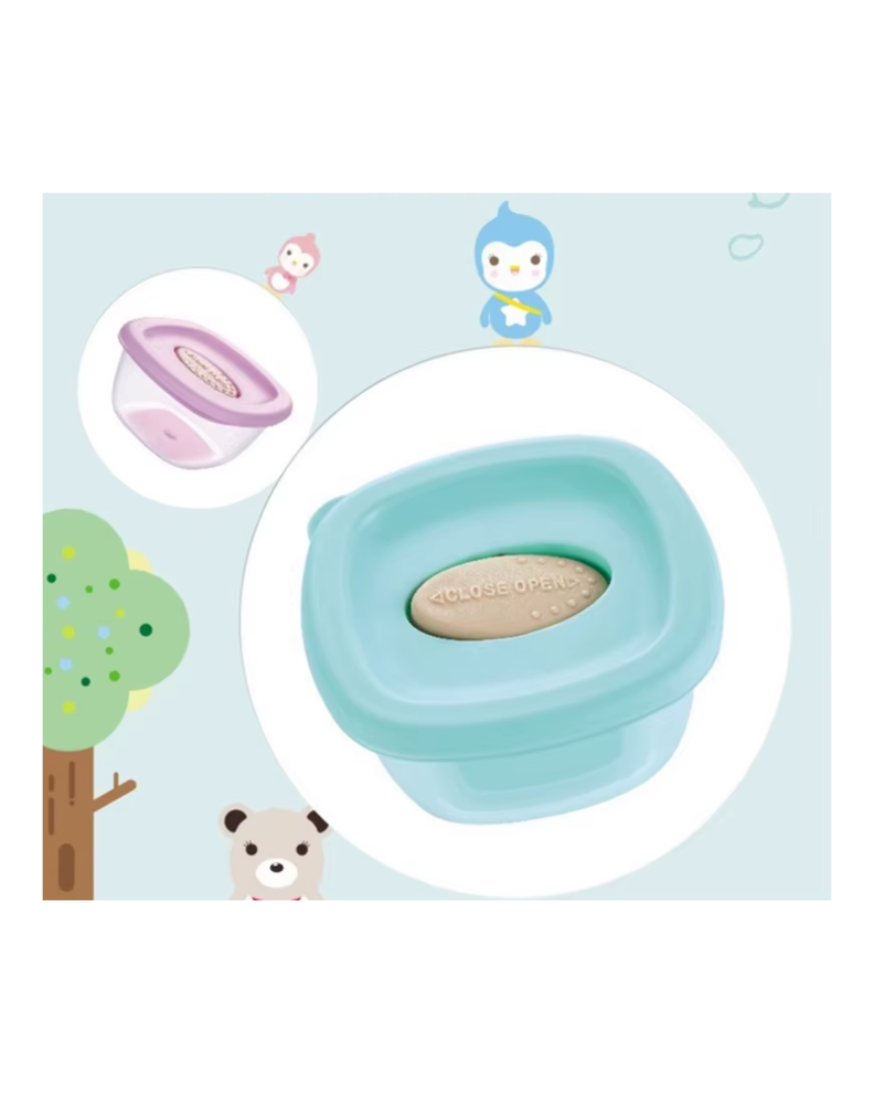 PACK 4 CONTENEDORES DE LECHE O ALIMENTOS PARA BEBE