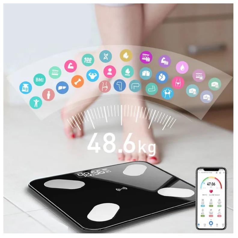 BALANZA PESA PERSONAL INTELIGENTE BLUETOOTH-3