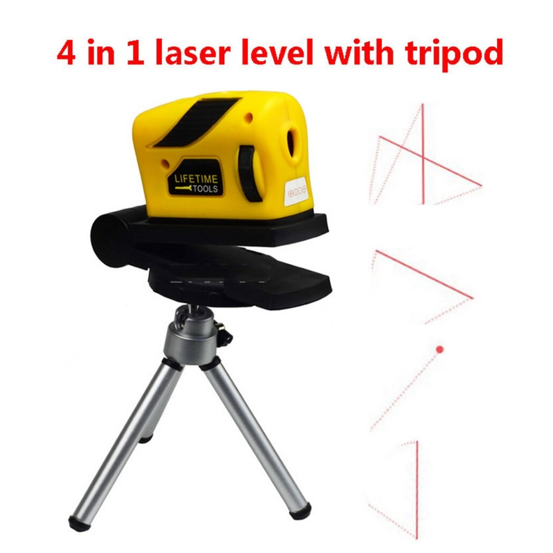 NIVEL LASER 4 EN 1 CON TRIPODE 14 CM-1